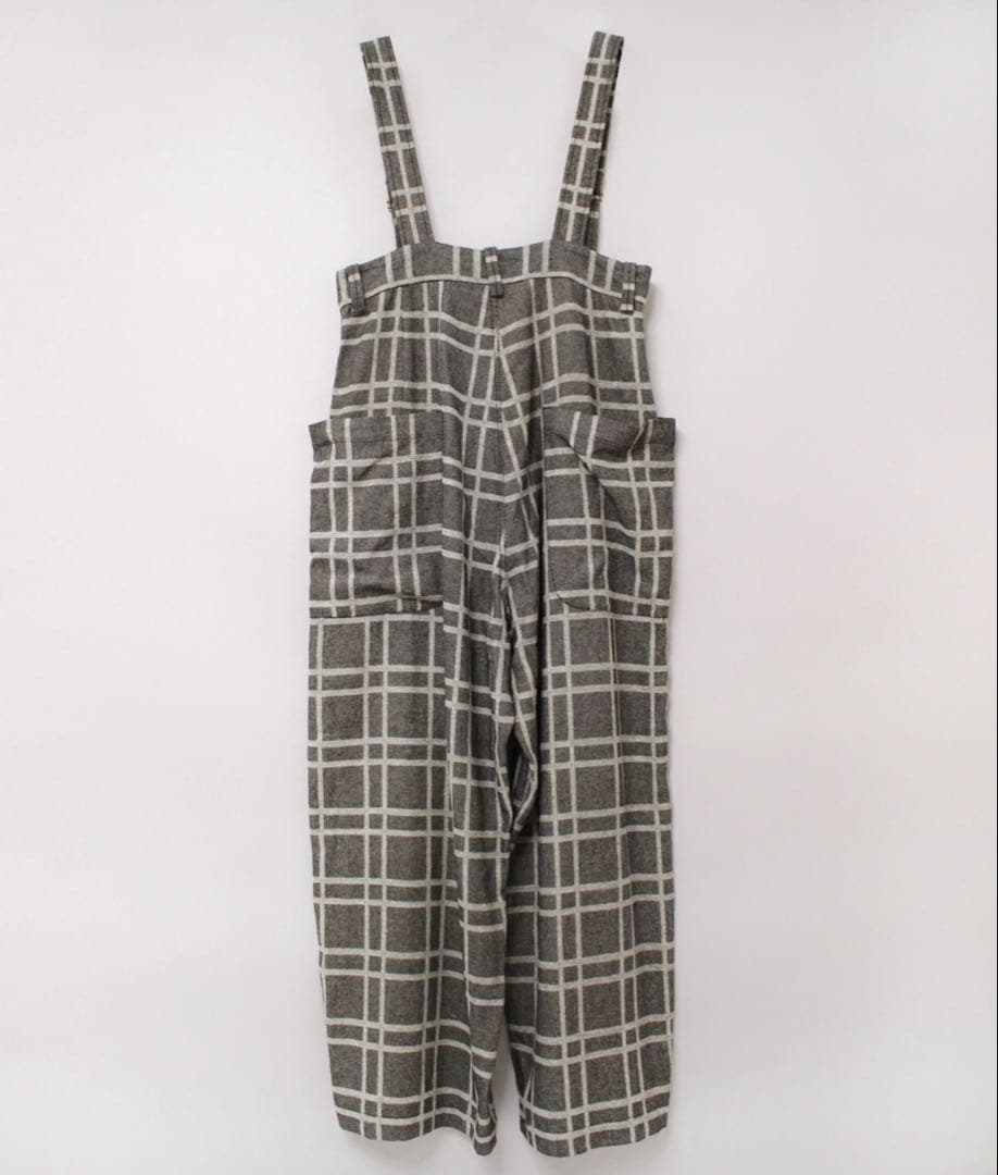 URCH RNA サスペンダーチェックパンツ