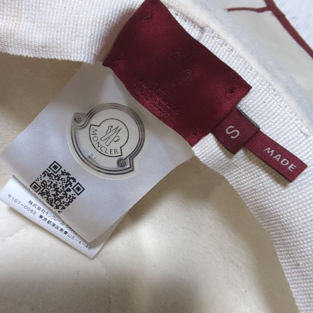 スノーホワイト❀MONCLER 国内正規品 フォックスファーウールハット
