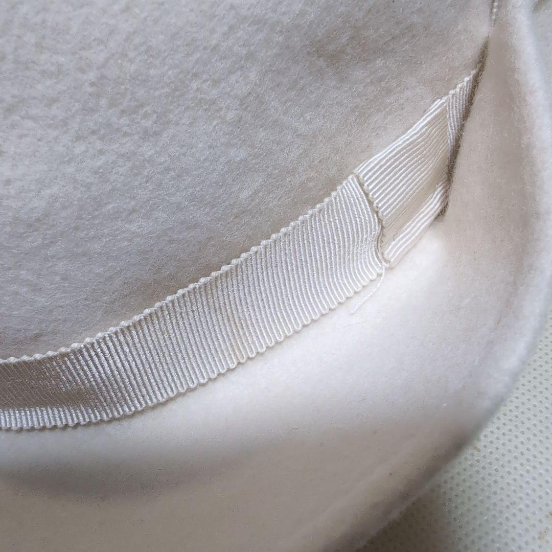 スノーホワイト❀MONCLER 国内正規品 フォックスファーウールハット