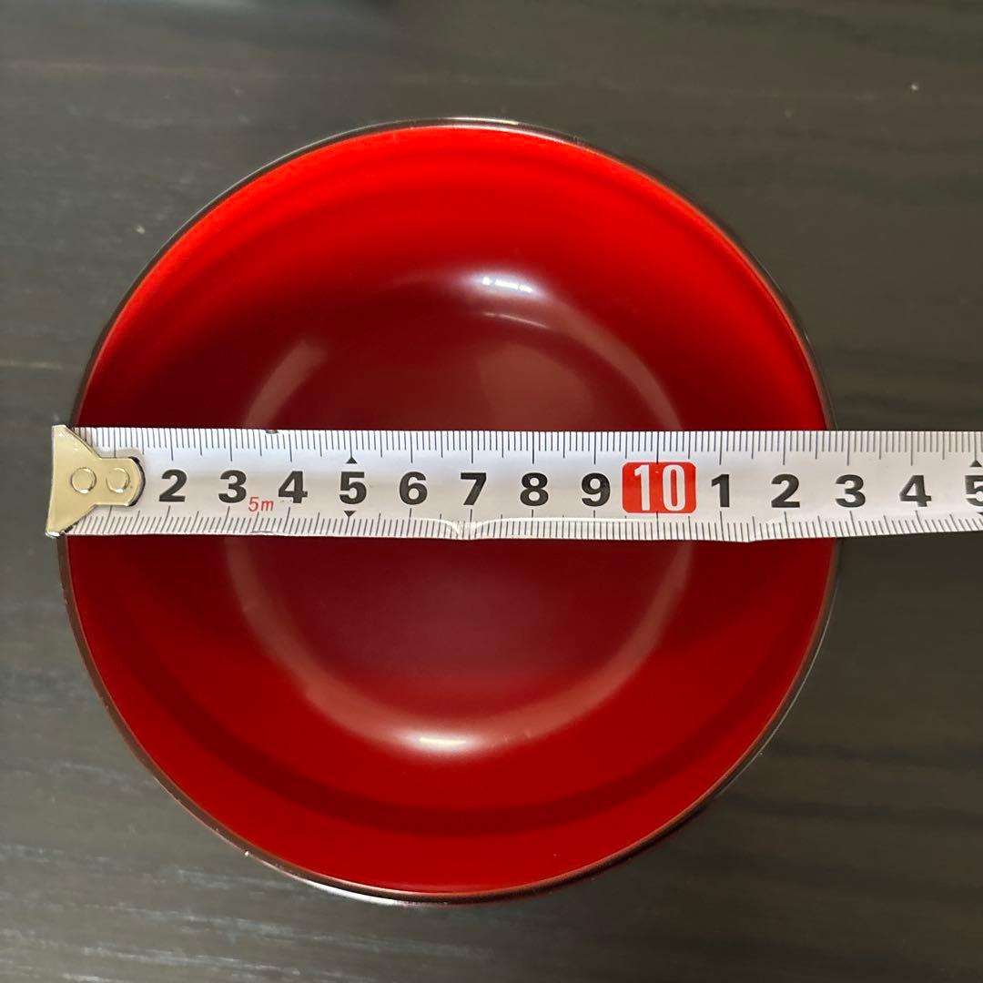 輪島塗 蓋付き汁椀 2客セット 赤黒 新品未使用