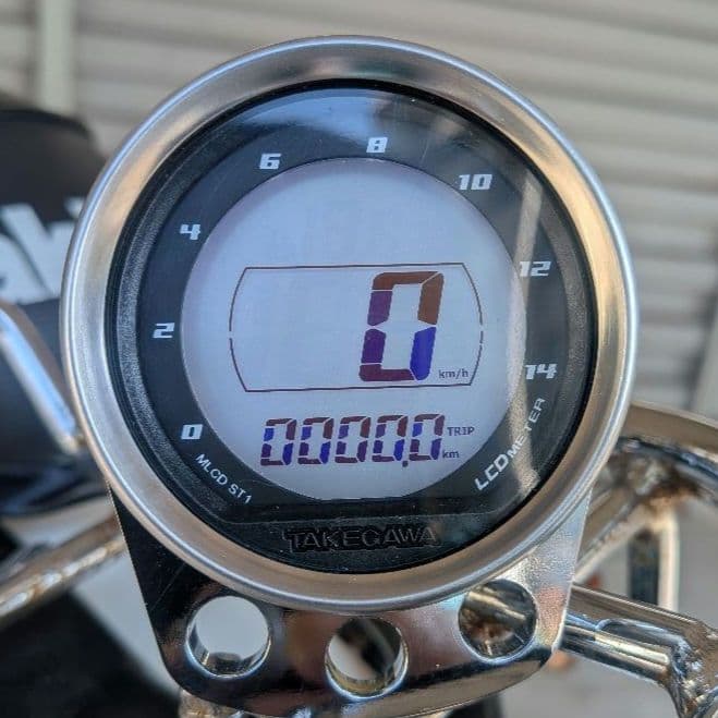 SP武川ミディアムLCDスピード&タコメーター
