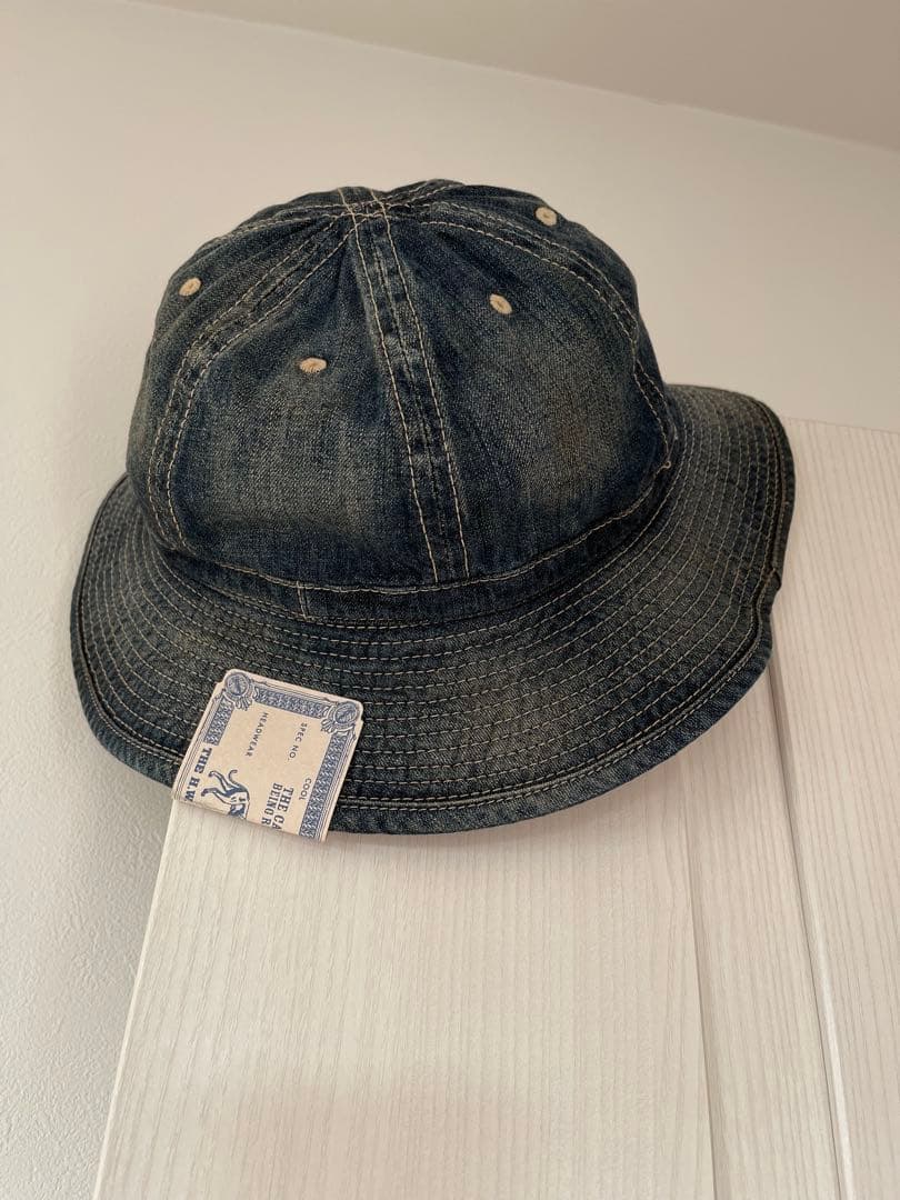 帽子 THE H.W.DOG&CO Vintage Denim Fatigue Hat