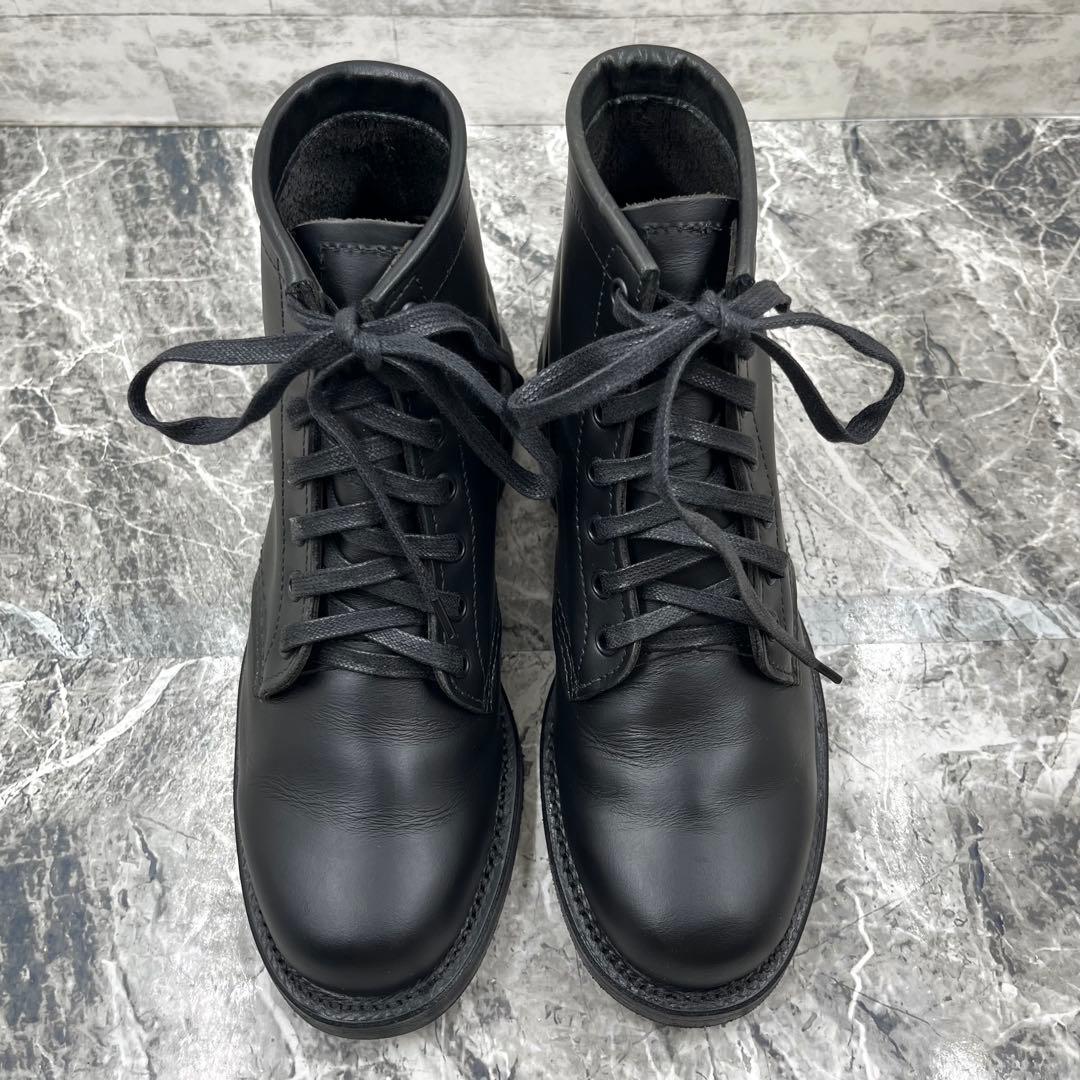 【美品】 チペワ 6インチ ユーティリティ ブーツ US7 ブラック USA製