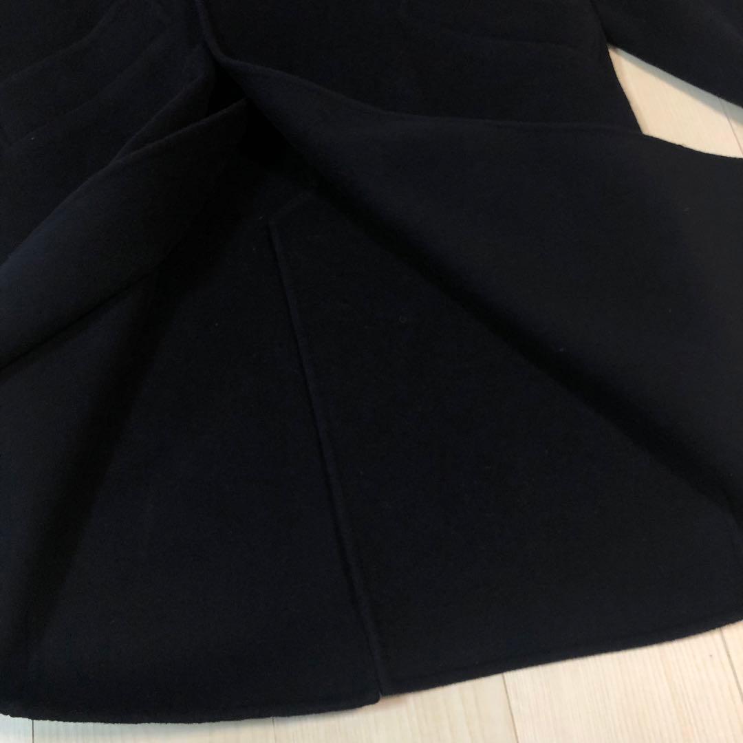 【フレームワーク】SUPER160sダブルブレストコート　ネイビー 38