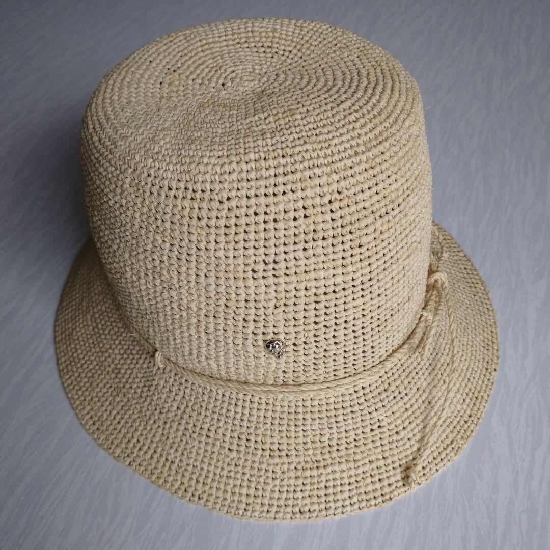 ヘレンカミンスキー ラフィア ハツト 帽子 ナチュラル