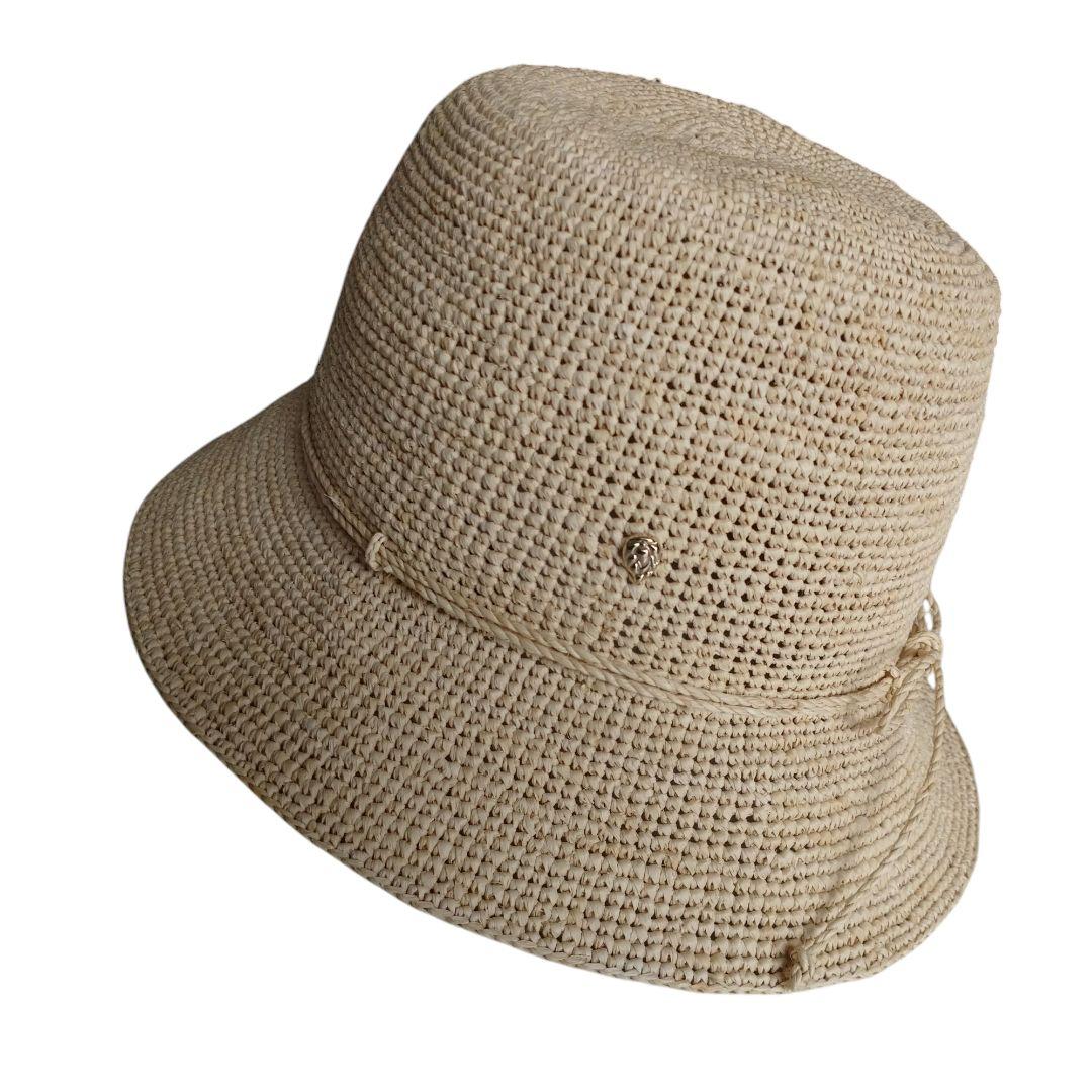 ヘレンカミンスキー ラフィア ハツト 帽子 ナチュラル