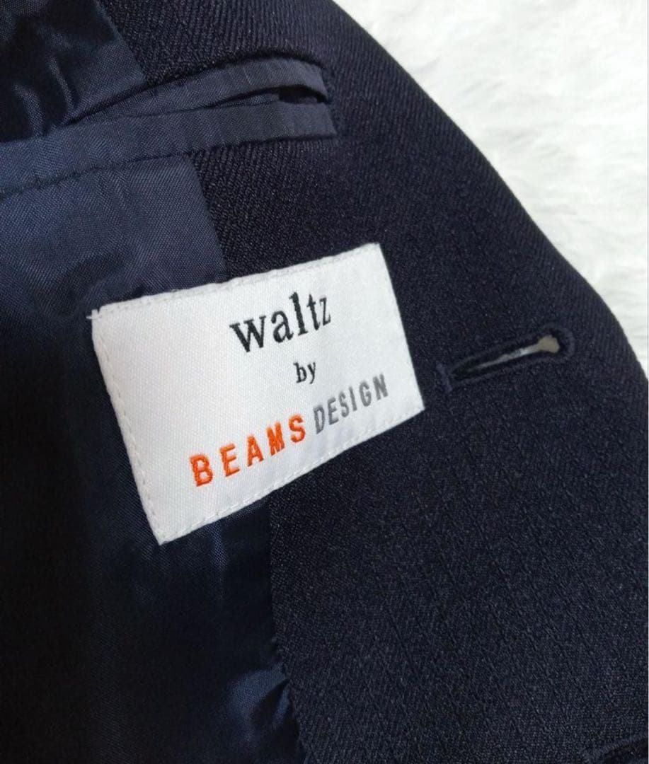 ワルツバイビームス　ネイビー　スーツ　160