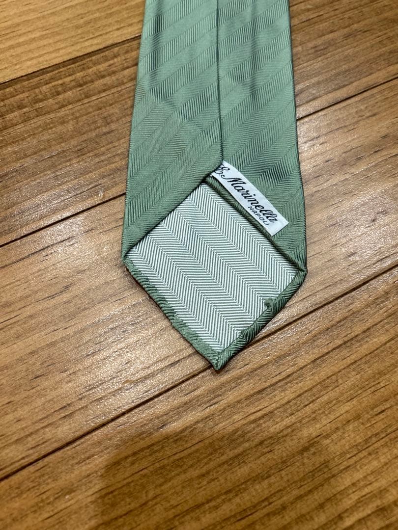 E. Marinella セッテピエゲ フォデラータ ライトグリーン　耐久性高い