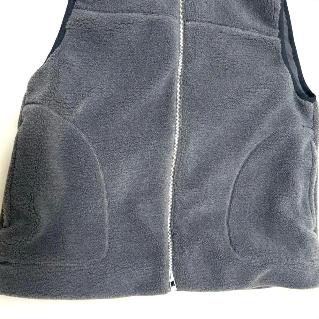 【タグ付】スローブイエナ定価17600円ボアスタンドベスト　グレー