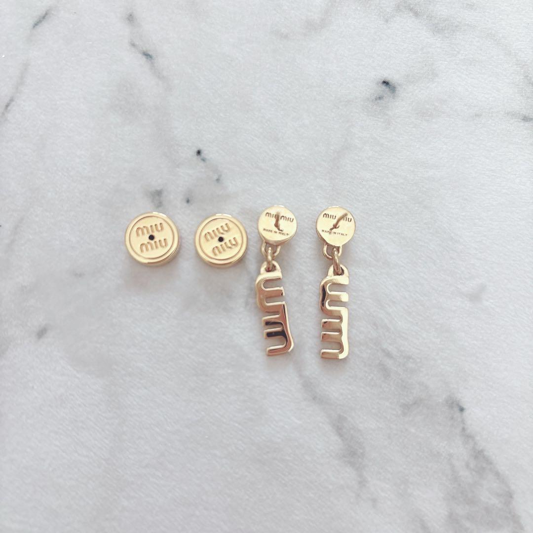 Miu Miu ミュウミュウ l earrings ピアス