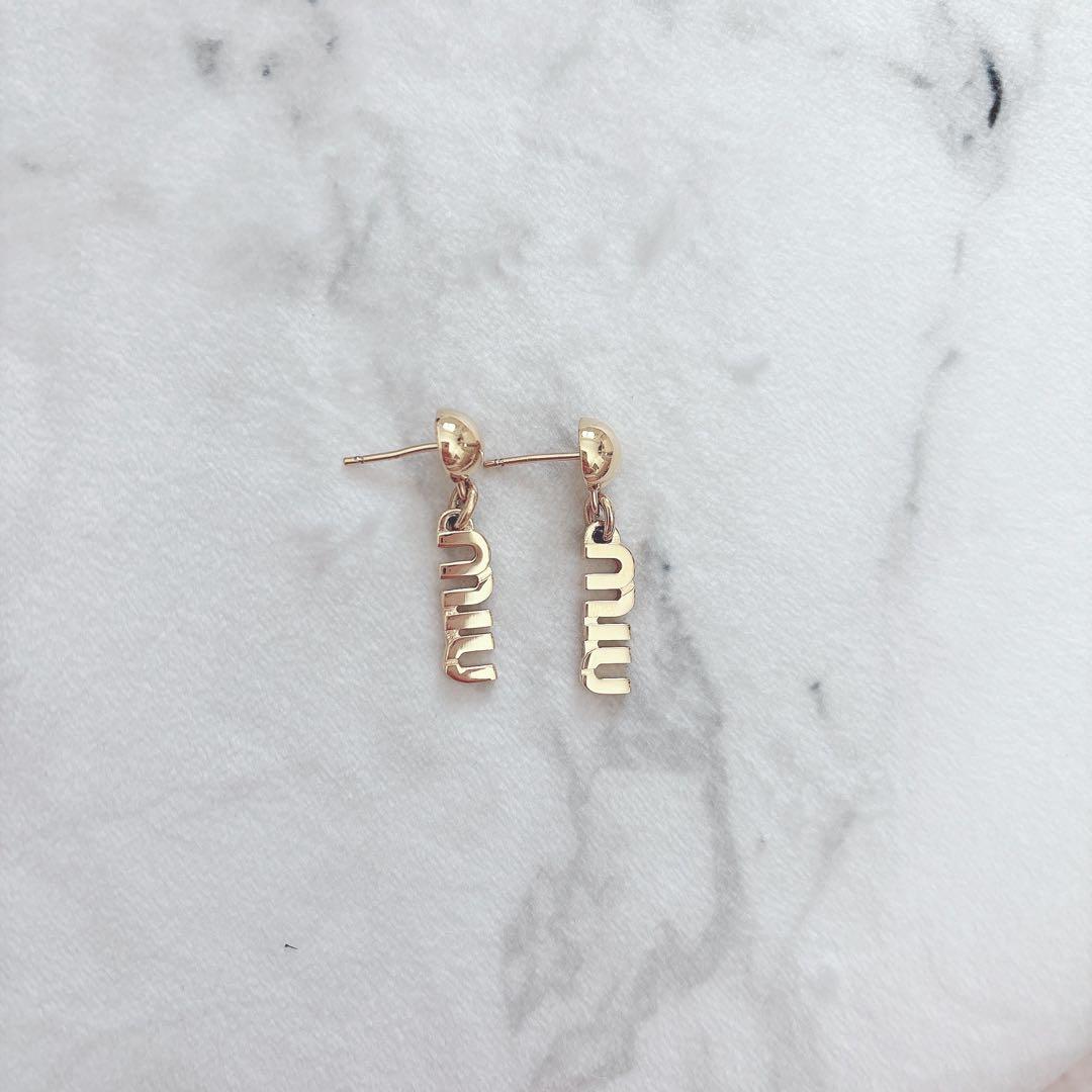 Miu Miu ミュウミュウ l earrings ピアス