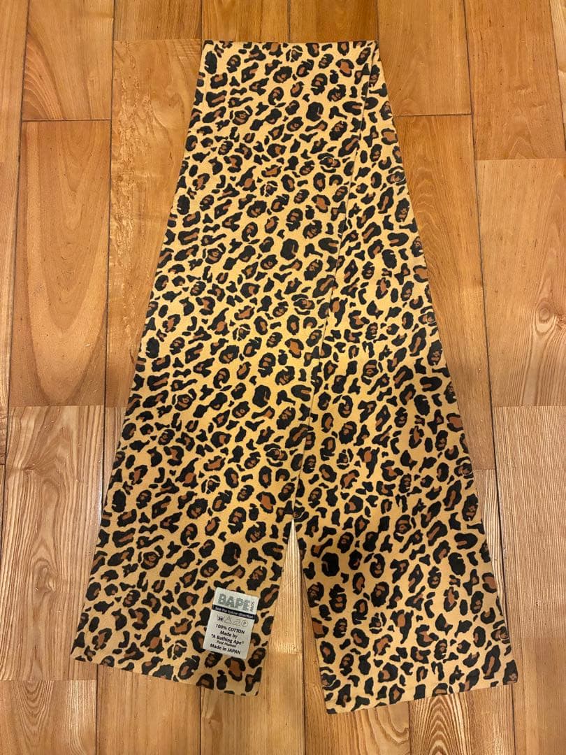 初期Leopard Camo マフラー ape BAPE エイプ 豹柄　カモ