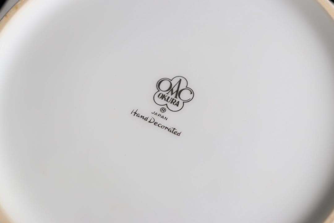 大倉陶園 呉須正倉院 スープチュリーン ソースボートプラチナ彩ハンドペイント