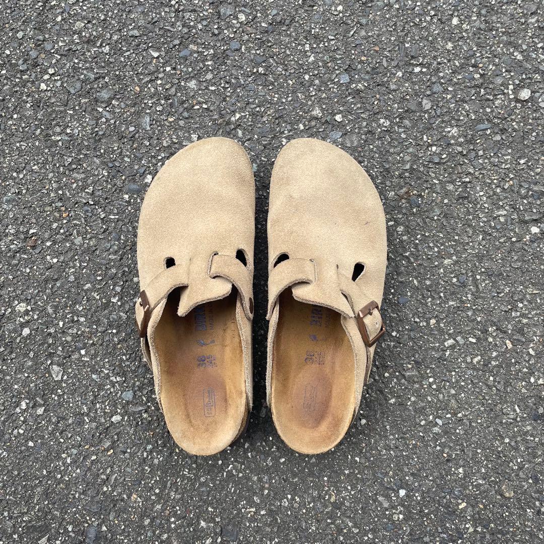 【人気カラー】 美品！ビルケンシュトック　ボストン　トープ　ベージュ　希少　38