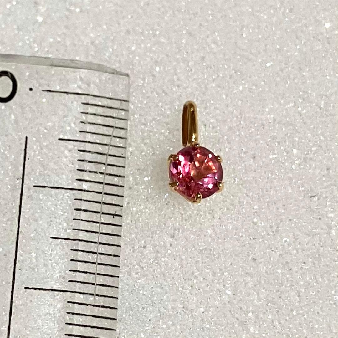 【美品】K18 スピネル？　ペンダントヘッド