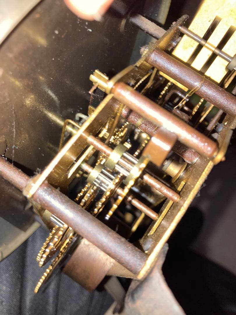 希少チンチャン柱時計 栄計舎 稼働中