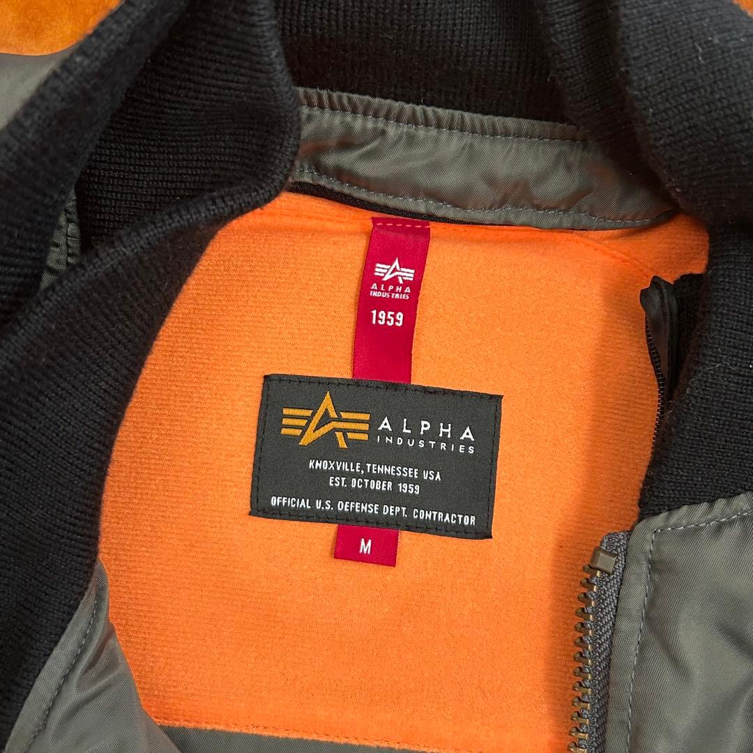 アルファ MA-1 ライディングジャケット M ALVA-1811W