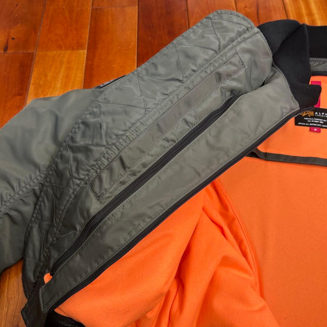 アルファ MA-1 ライディングジャケット M ALVA-1811W