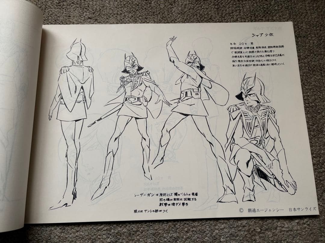 機動戦士ガンダム キャラクター設定集　ANIMEC