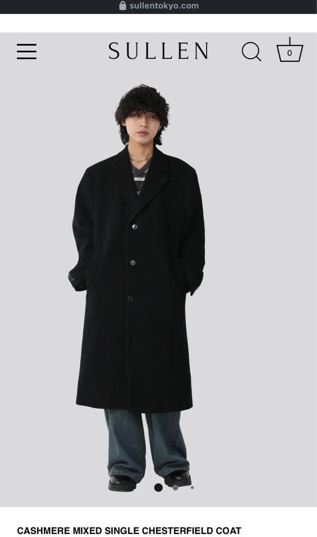 ジャケット・アウター sullen tokyo CHESTERFIELD LONG COAT