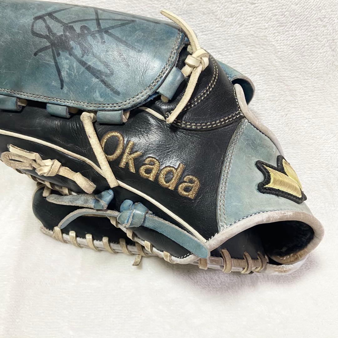 中日ドラゴンズ 岡田俊哉 実使用 グローブ ssk 支給品