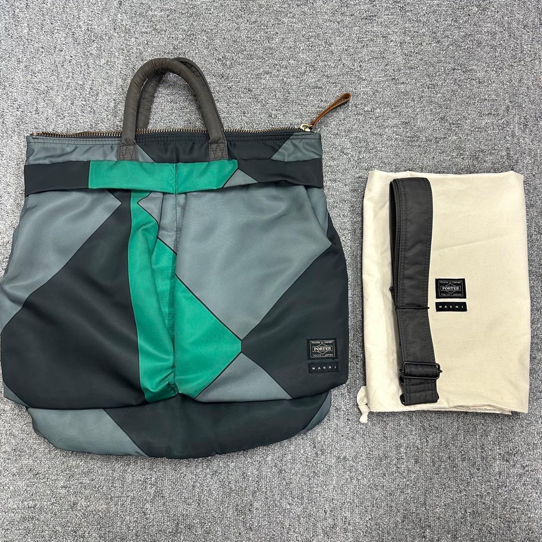 MARNI × PORTER ヘルメットバッグ ショルダー トート 2way