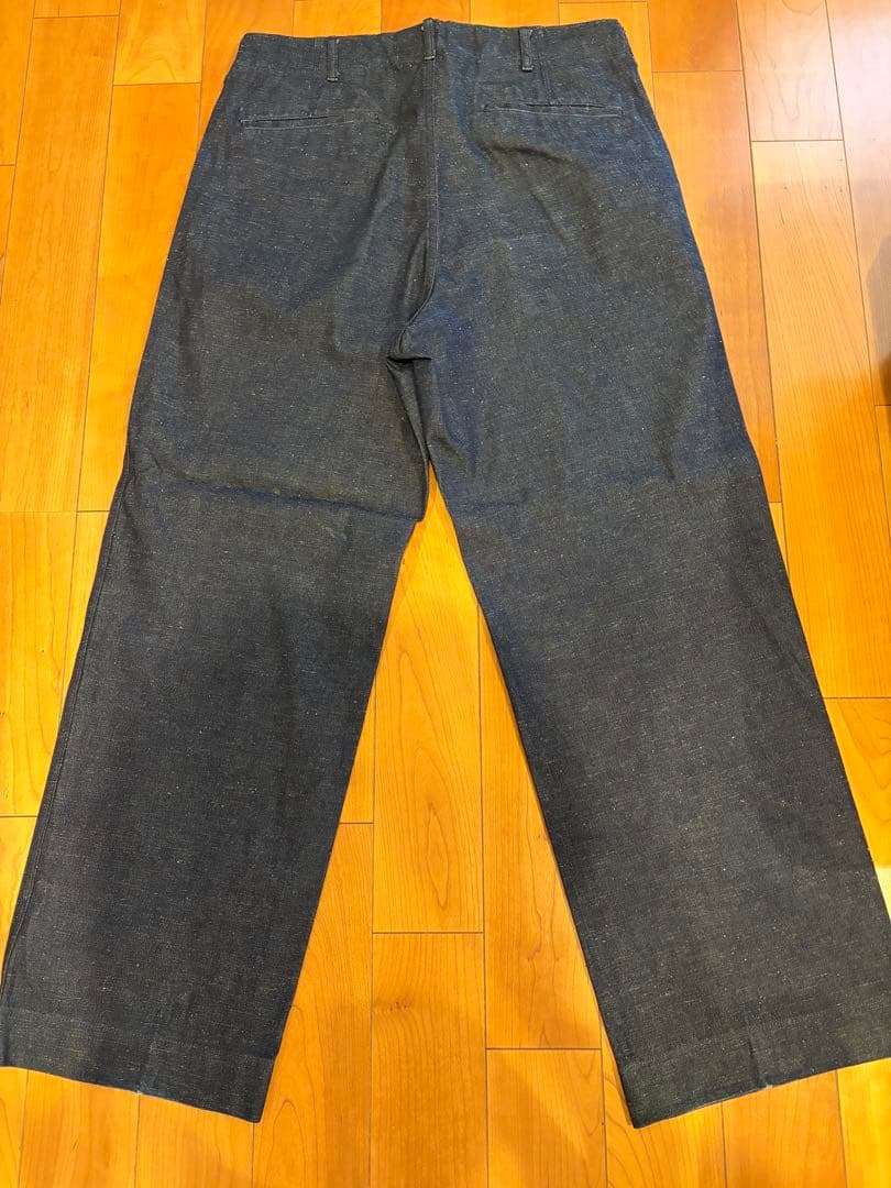 At Last&Co ネップデニムトラウザーズ34