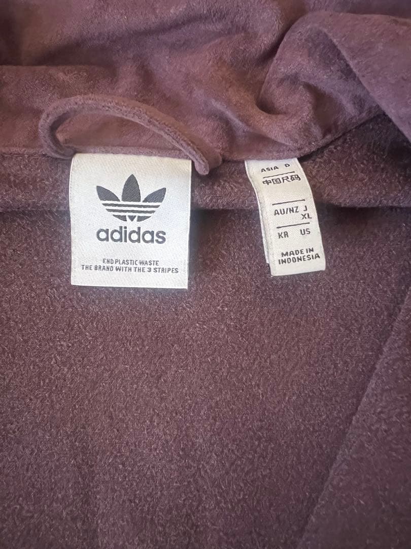 【激レア】　adidas アディダス　ベロア トラックジャケット パープル