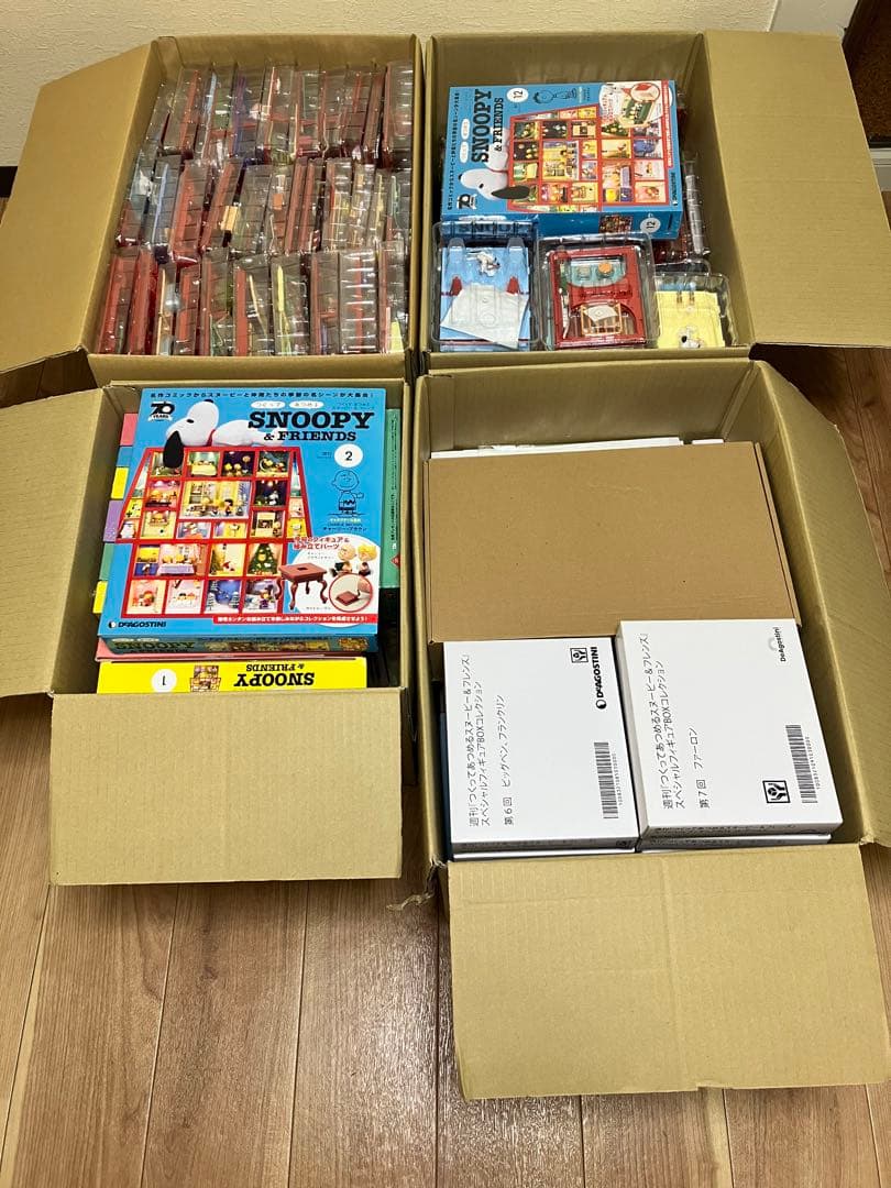 新品未使用　ほぼ全号　つくってあつめるスヌーピー&フレンズ　ディアゴスティーニ