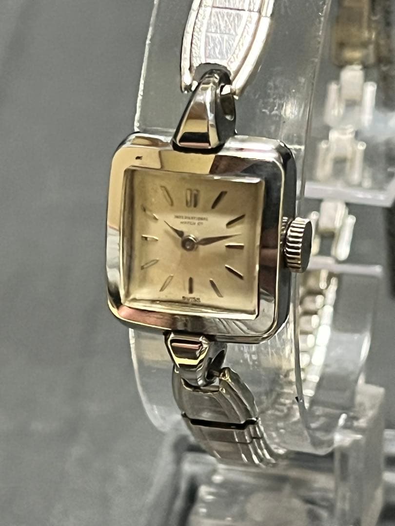 ★超レア　IWC レディース手巻き腕時計　動作良好　ケース磨き仕上げ済