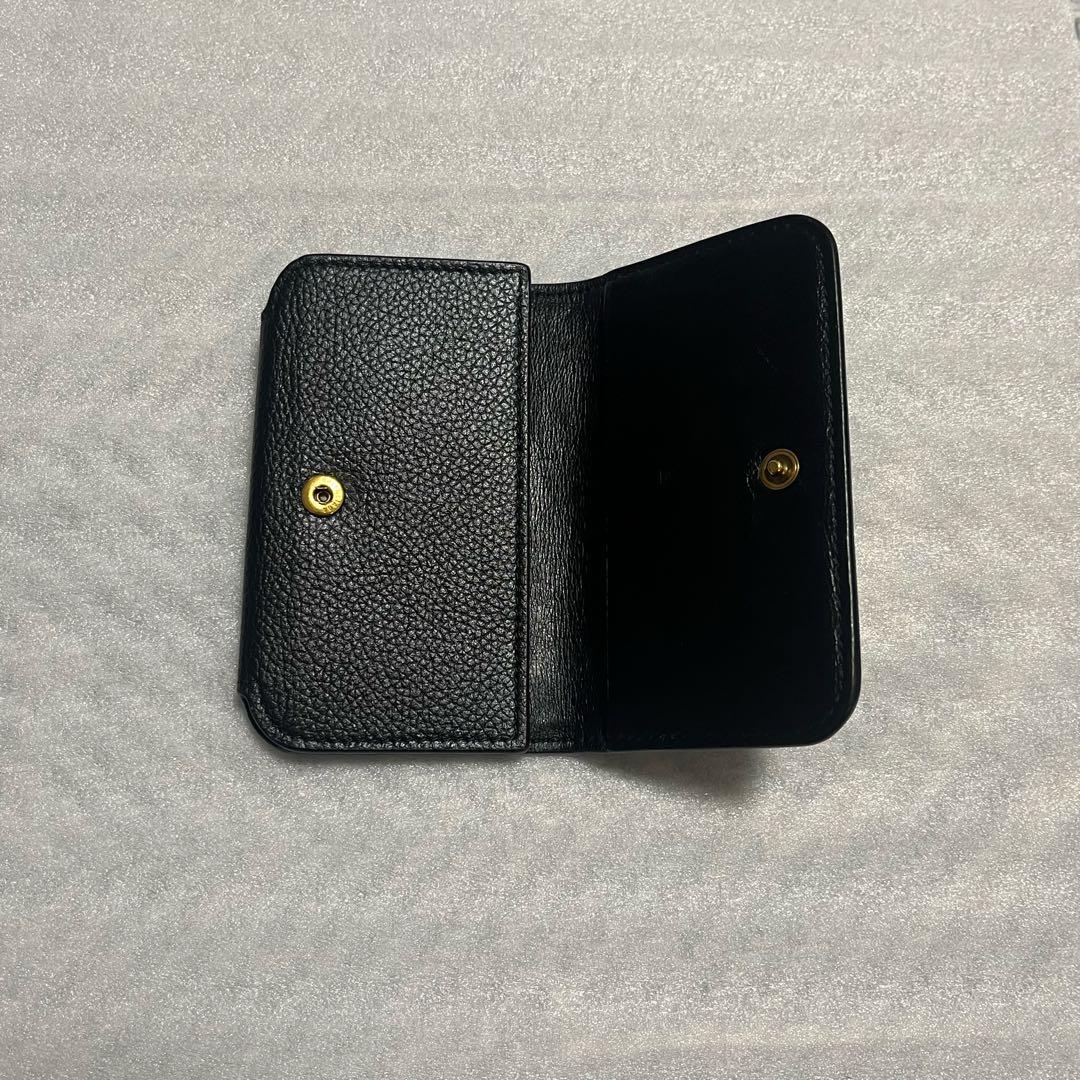 バレンシアガCashエブリデイ6連キーケース！シボ革ブラック