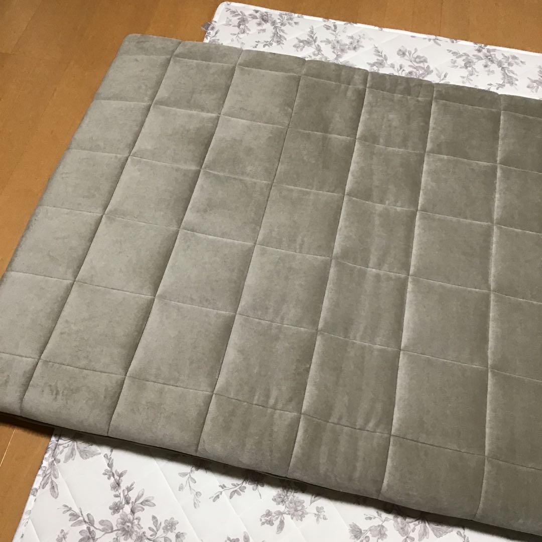 美品☆エアウィーヴ 四季布団ベージュ シングル敷き布団 収納バッグ付き