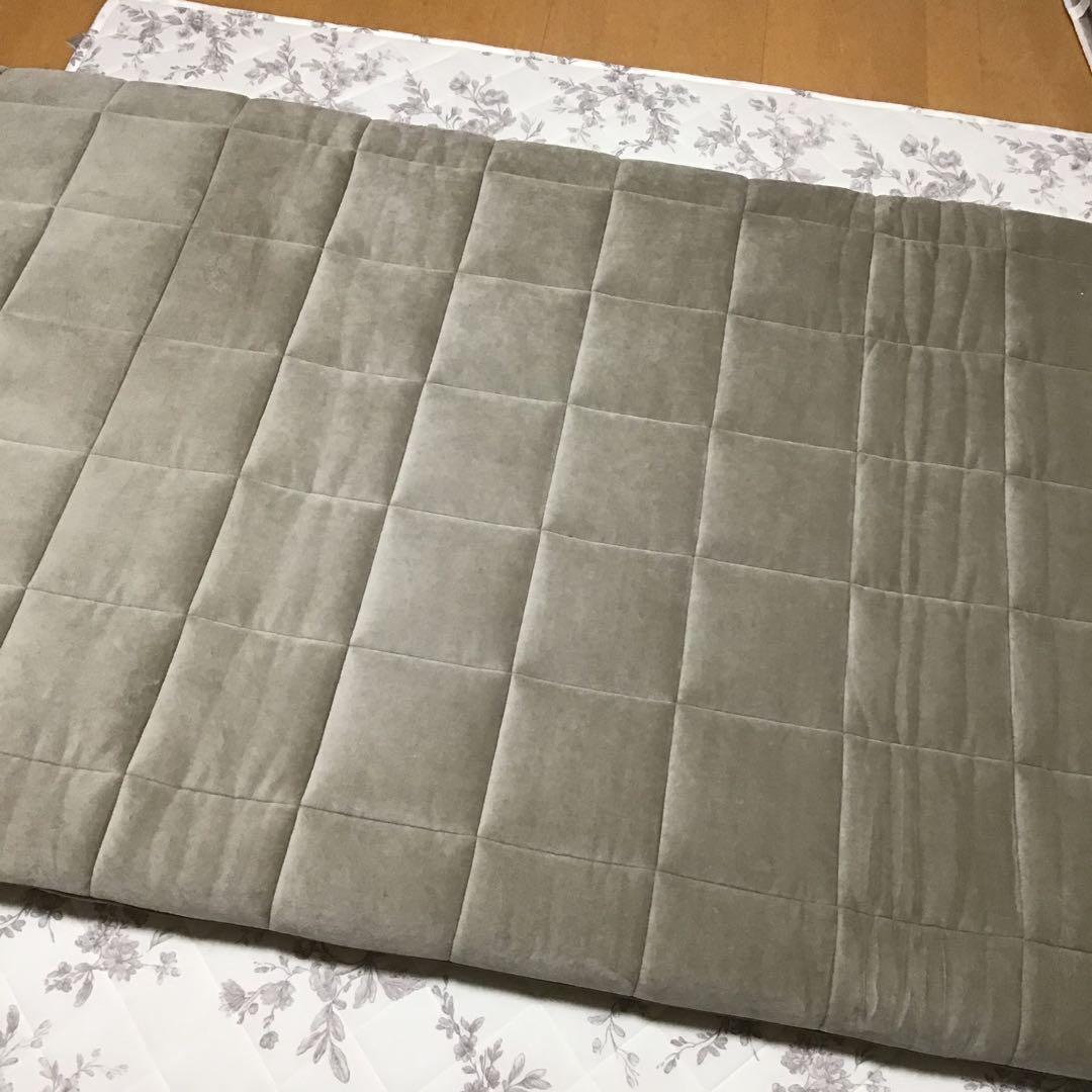 美品☆エアウィーヴ 四季布団ベージュ シングル敷き布団 収納バッグ付き