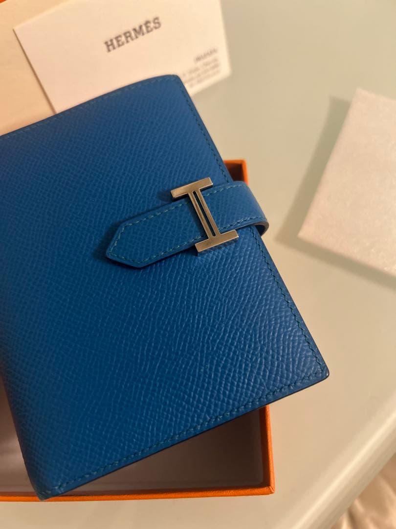 ZOO　エルメス　ベアン コンパクト　財布　二つ折り　長財布