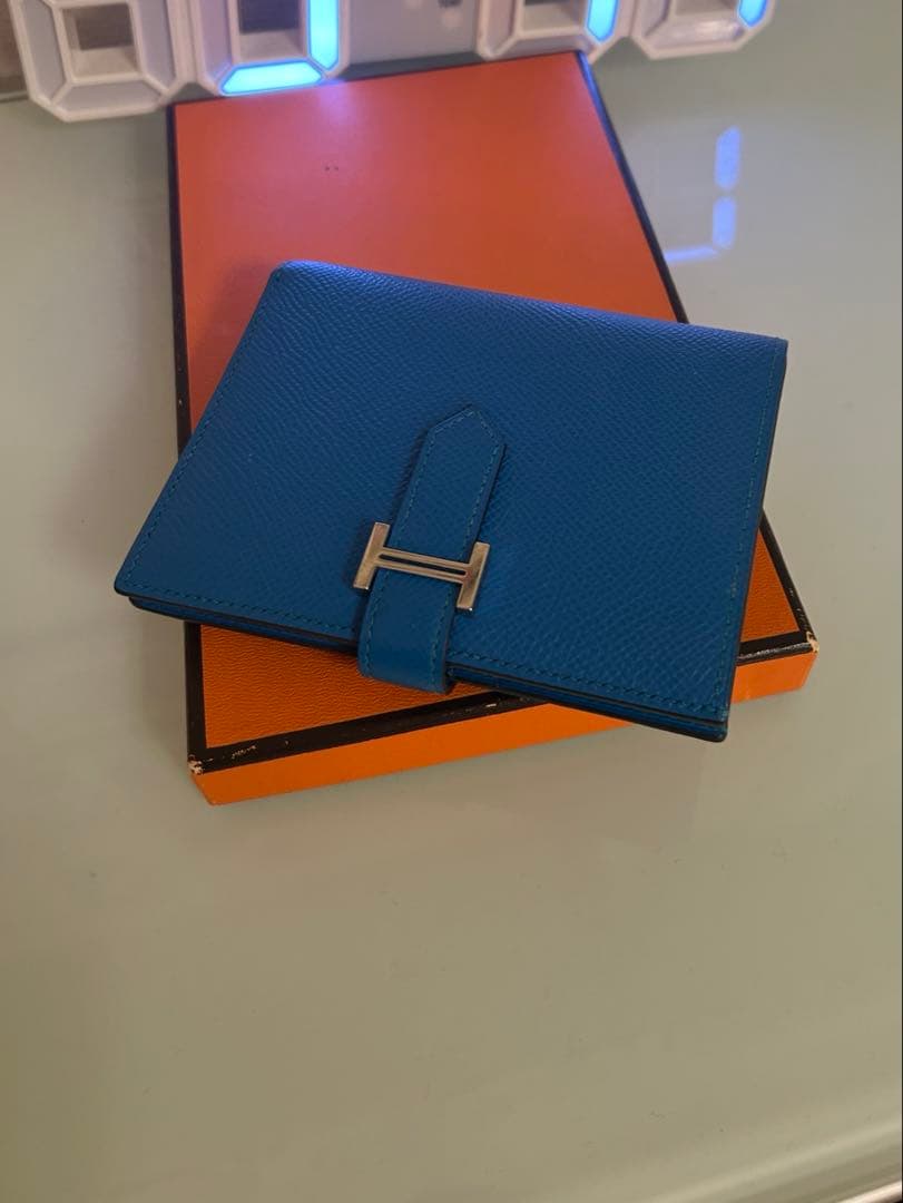 ZOO　エルメス　ベアン コンパクト　財布　二つ折り　長財布