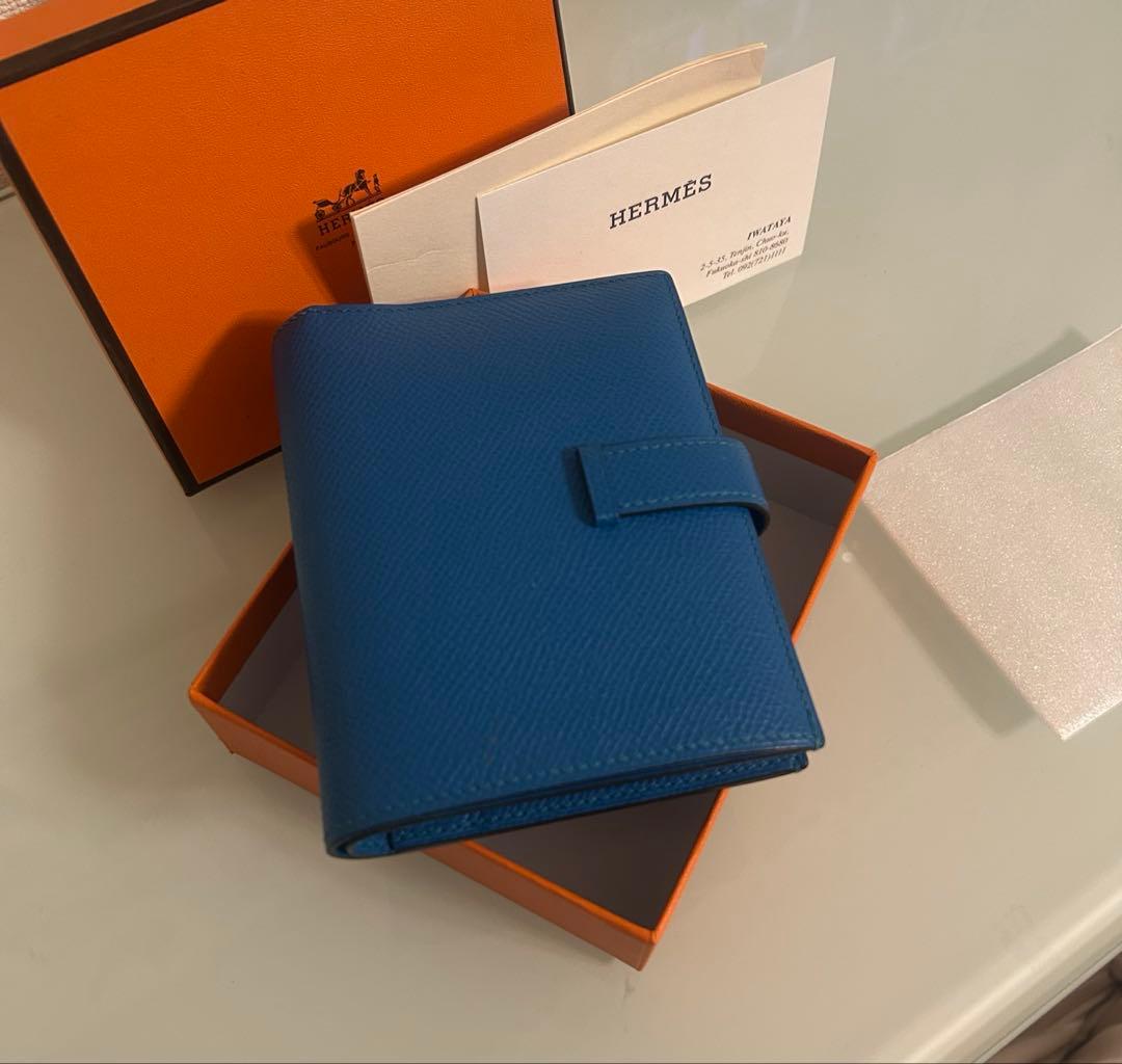 ZOO　エルメス　ベアン コンパクト　財布　二つ折り　長財布