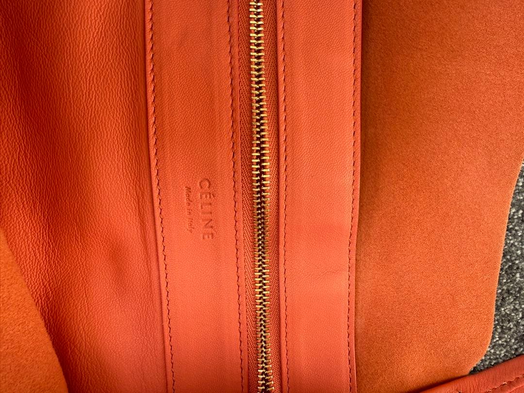 CELINE レザー トートバッグ ピンク/ベージュ