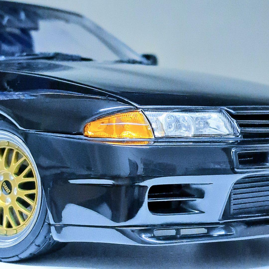 【中古カスタム】 オートアート 1/18 GT-R R32 V-SPEC II
