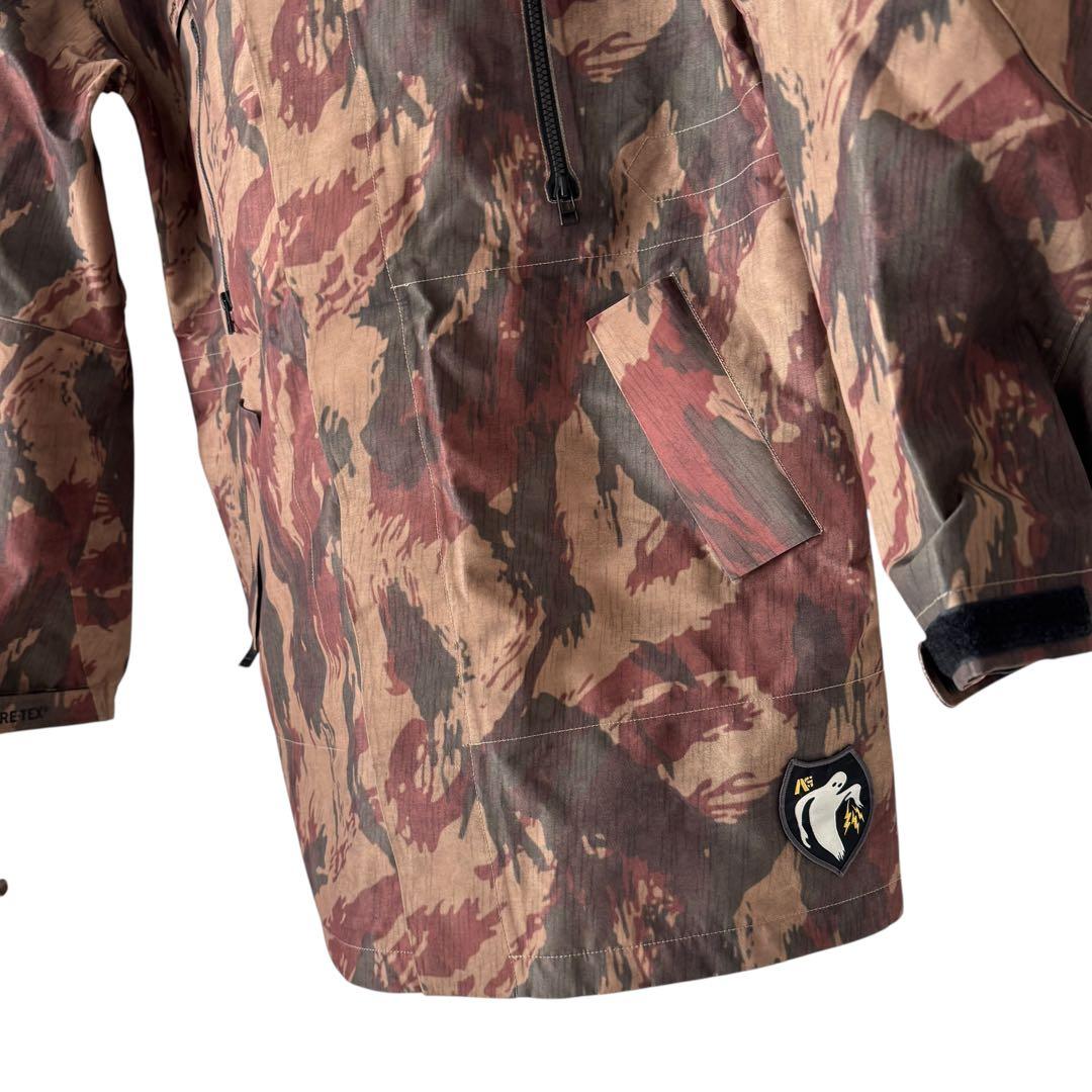 美品　バートン アナログ 3L ゴアテックスJK M カモ