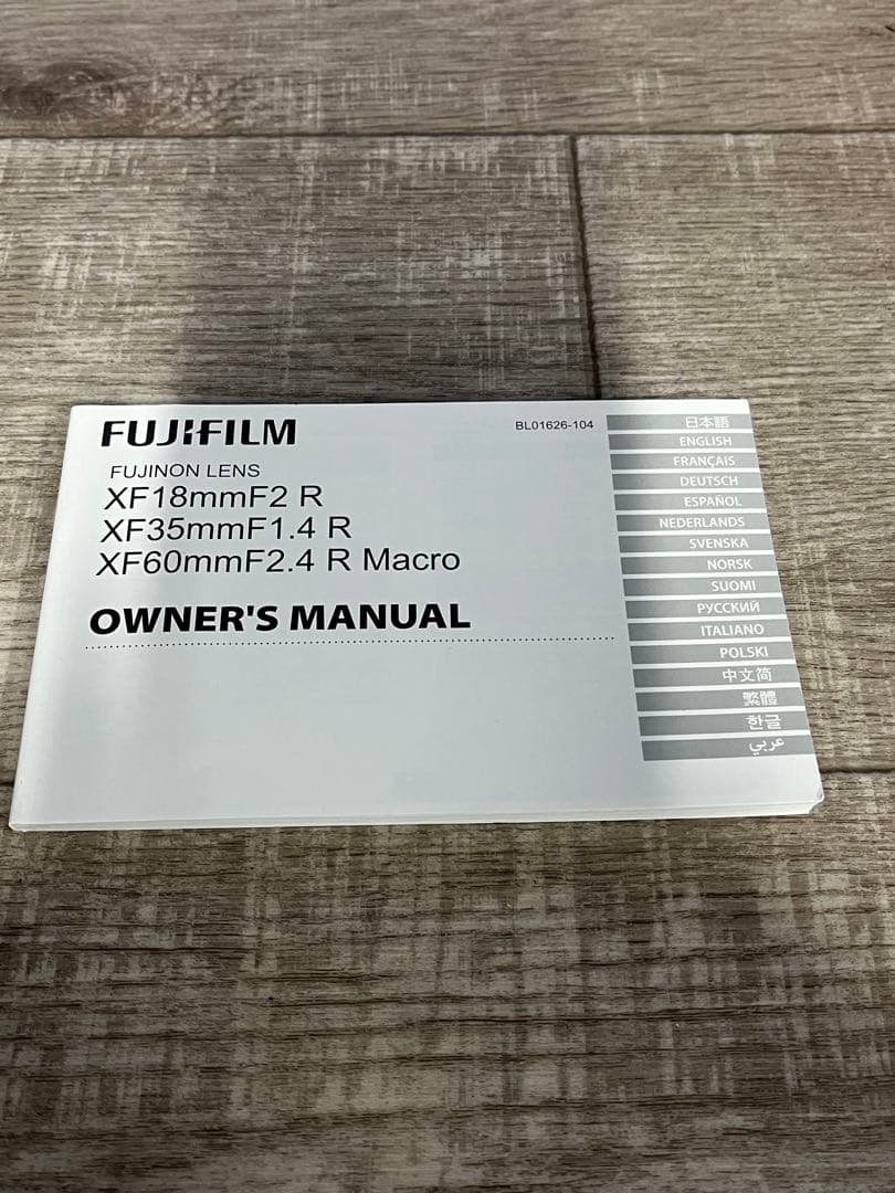 【美品】FUJIFILM XF35mmF1.4 R レンズ