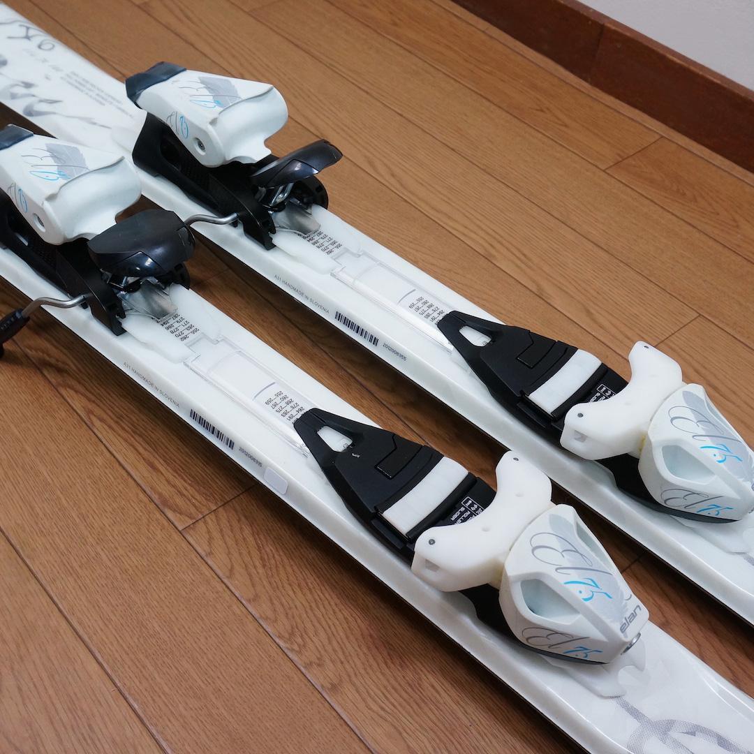 メンテ済 146cm 靴25.5cm ELAN レディース スキーセット