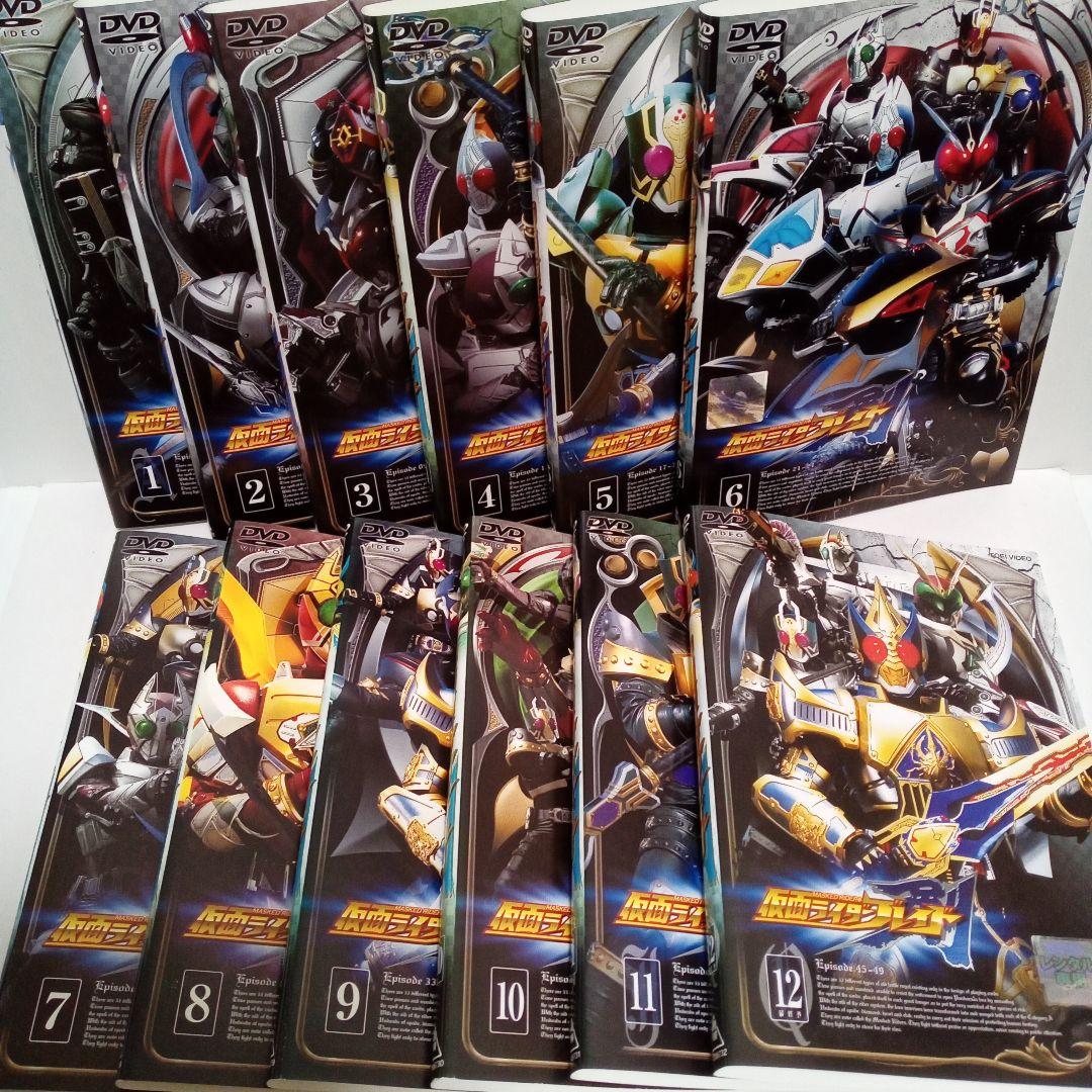 仮面ライダー　ブレイド　剣　レンタル落ち　ＤＶＤ　全１２巻セット