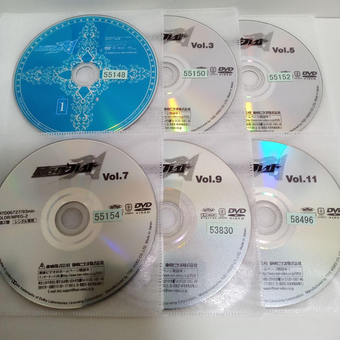 仮面ライダー　ブレイド　剣　レンタル落ち　ＤＶＤ　全１２巻セット