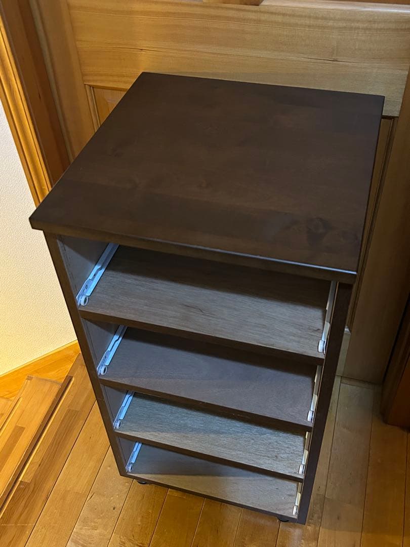 【廃盤　希少品】無印良品　４段チェスト　タンス　棚　木製　バーチ材　美品　送料込