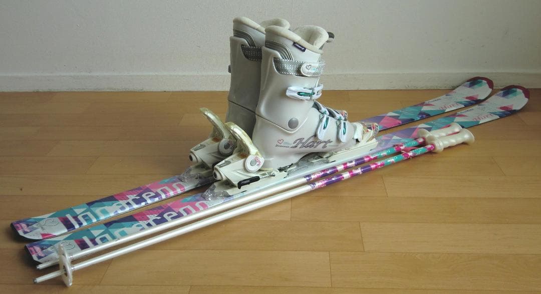 ■■12月・1月限定■送料無料■Hart■女性用スキーセット■150/25■■