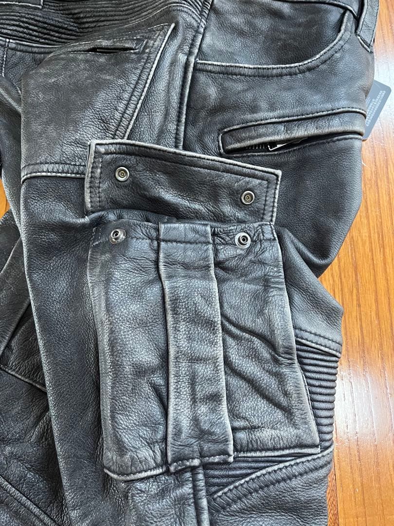 ［未使用品］ライディングレザーパンツ　Mサイズ　送料込み