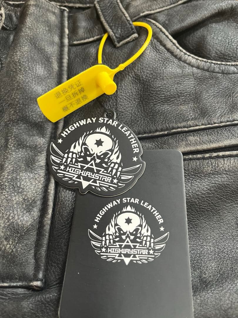 ［未使用品］ライディングレザーパンツ　Mサイズ　送料込み