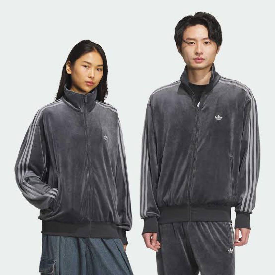 adidas ベロアトラックジャケット ジャージ