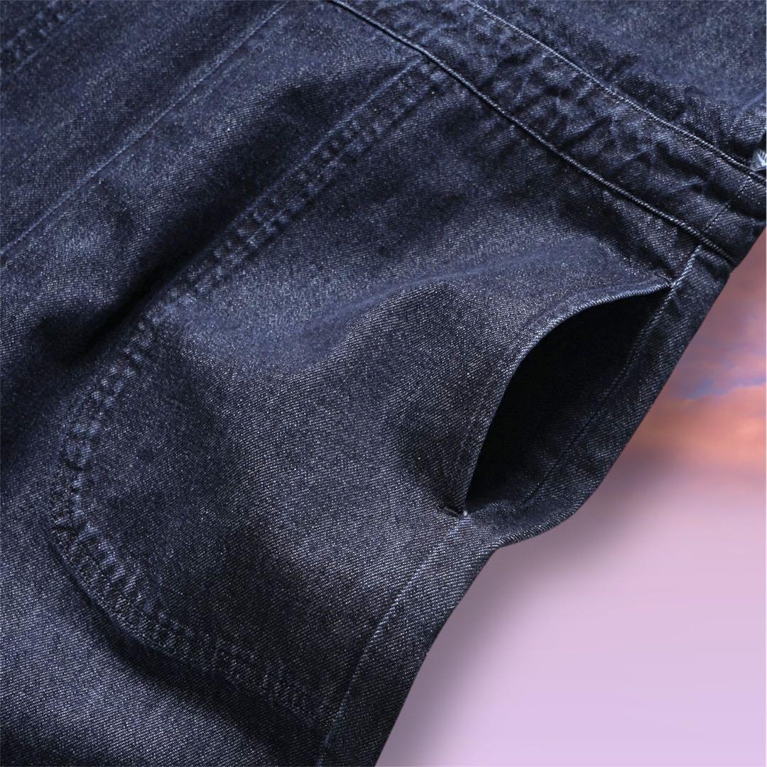 日本製 新品タグ付 ダントンDANTON デニムサロペットパンツ オーバーオール