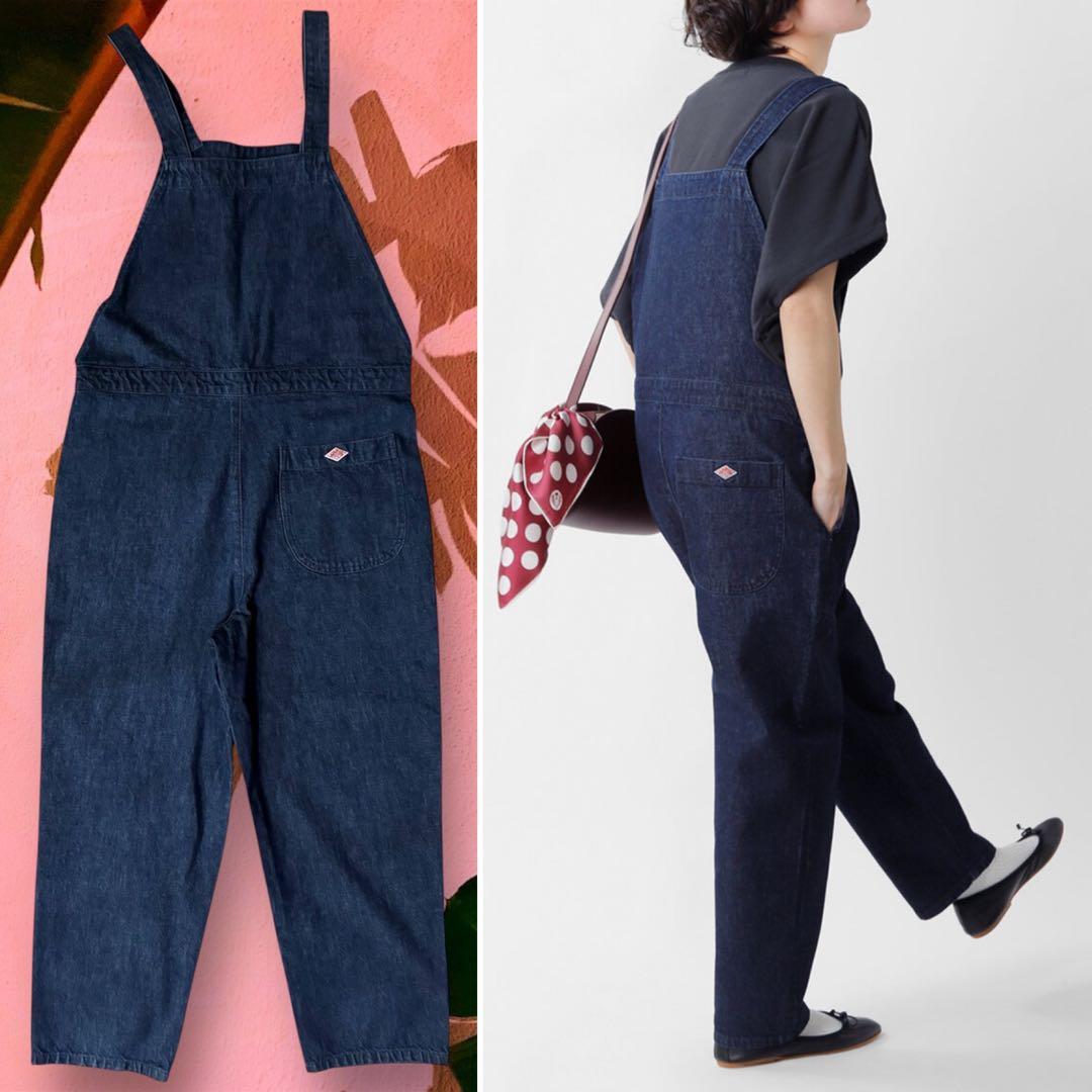 日本製 新品タグ付 ダントンDANTON デニムサロペットパンツ オーバーオール